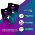 thumbnail image 2 of NFC Social Media Growth Pack: Multi-Platform Networking Card & Display, Follower Increase, Reusable, Slim, Durable & Compatible for Influencers & Business - TikTok, Pack of 2, 2 of 3