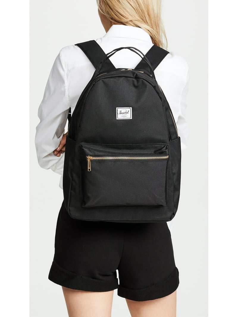 black herschel nova mid clear backpack Herschel Nova Backpack, Black, Mid-Volume 18.0L Mid-volume 18.0L Black
