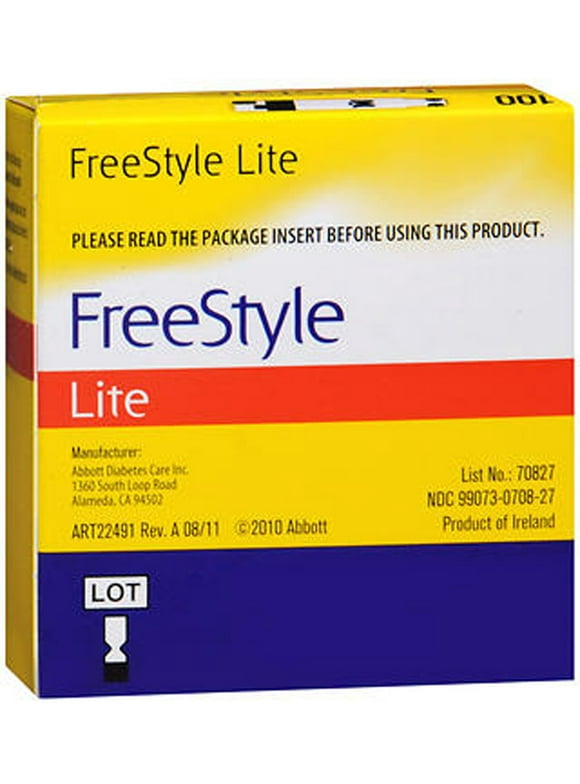 Freestyle Blood Glucose Test Strips