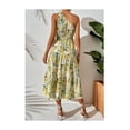 thumbnail image 2 of Vestido Milano Clara de estilo bohemio con estampado floral multicolor, 2 of 4