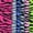 Assorted w/Zebra Stripe Patterned, variant on Women's Pack of 6 Knee High Socks - Argyle Patterned Analagous Color Sets