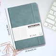 thumbnail image 3 of Lined Journal Notebook, 200 Numbered Pages, A5 Notebook, Medium Size (5.7'' x 8.26''), for Men & Women, Journaling, Writing, Work & Office, Softcover Notebook, 100 GSM Thick Paper, 1 Pack, 3 of 9