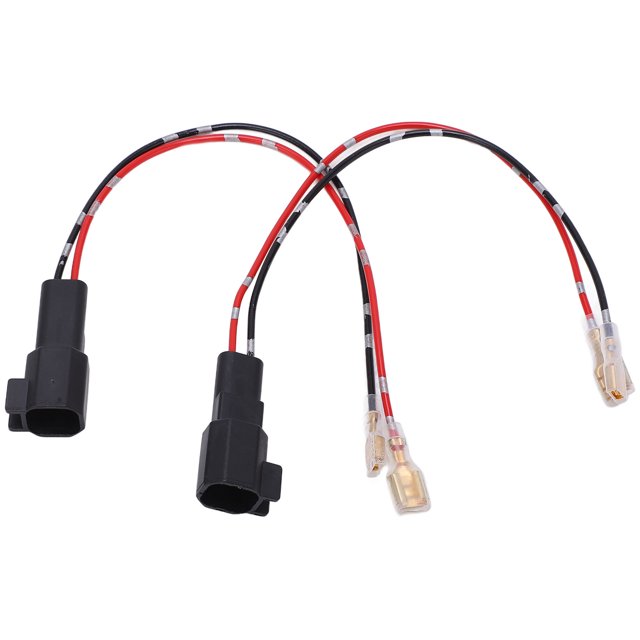 Adaptador de Arnés de altavoz ligero ANGGREK 12 V ABS 1 par de arneses de cableado de altavoz de puerta