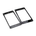 thumbnail image 1 of Milaget 2 Pieces Guitar Pickup Frame Humbucker Pickup Rings for Electric Guitar Part Black, 1 of 9