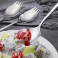 thumbnail image 5 of SHUWND Set of 10 Heavy-Duty Sporks, Stainless Steel Spork Spoon - 7.4 Inches Long Handle Salad Forks Dessert Spoons, Ice Cream Spoons Fork, 5 of 10