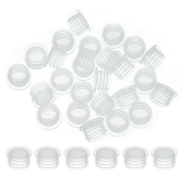 Tapones para sal y pimienta de plástico Reemplazo de tapón para salero Tapa de extremo redondo 0.55
