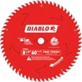 thumbnail image 4 of Diablo D0860X Saw Blade, 8-1/4 in Dia, 5/8 in Arbor, 60-Teeth, Carbide Cutting Edge, 4 of 4