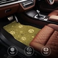thumbnail image 6 of ZICANCN Waterproof Car Floor Mats Full Set, Sun Hand Drawn Background Automotive Carpet Mats for Vehicle Trucks Suv Jeep, 4 Pieces, 6 of 6