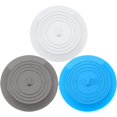 thumbnail image 4 of 15 cm de diámetro (gris) 1 pieza de tapón de baño de silicona para fregadero plano grande y redondo, tapón de silicona para desagüe de piso, adecuado para cocina, baño y lavadero, 4 of 5