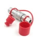 thumbnail image 5 of Scienceny Acoplador hidráulico rápido de cara plana con tapas antipolvo Conjunto de acoplamiento de desconexión de aceite Conector Accesorios Cilindros hidráulicos de repuesto, 5 of 6