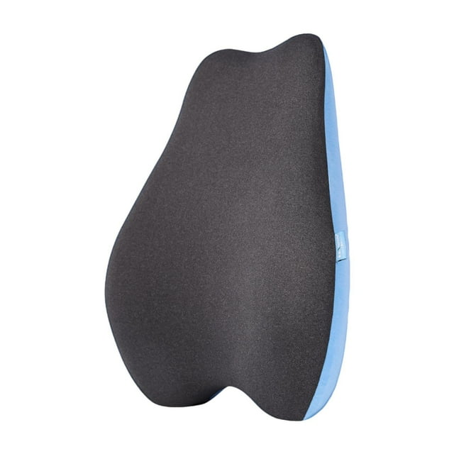 Cojín de apoyo lumbar, almohadilla multiusos, accesorios, cojín de respaldo de silla, cojín de asiento para coche, silla de oficina, silla de lectura Azul