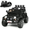 thumbnail image 2 of Topbuy Black 12 V Jeep Truck Powered Ride-On with Remote Control, 2 of 10