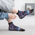 thumbnail image 2 of Naloa Fireworks1 Ankle Socks for Women Non Slip Socks No Show Socks Classic Low Cut Casual Socks Casual Socks, 2 of 7