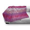 thumbnail image 3 of Hot Pink Soft Flannel Fleece Blanket, Classical Simple Modern Design with Vibrant Colored Diamond Line Pattern, Cozy Plush for Indoor and Outdoor Use, 50" x 70", Pink Peach Fuchsia, by Ambesonne, 3 of 6