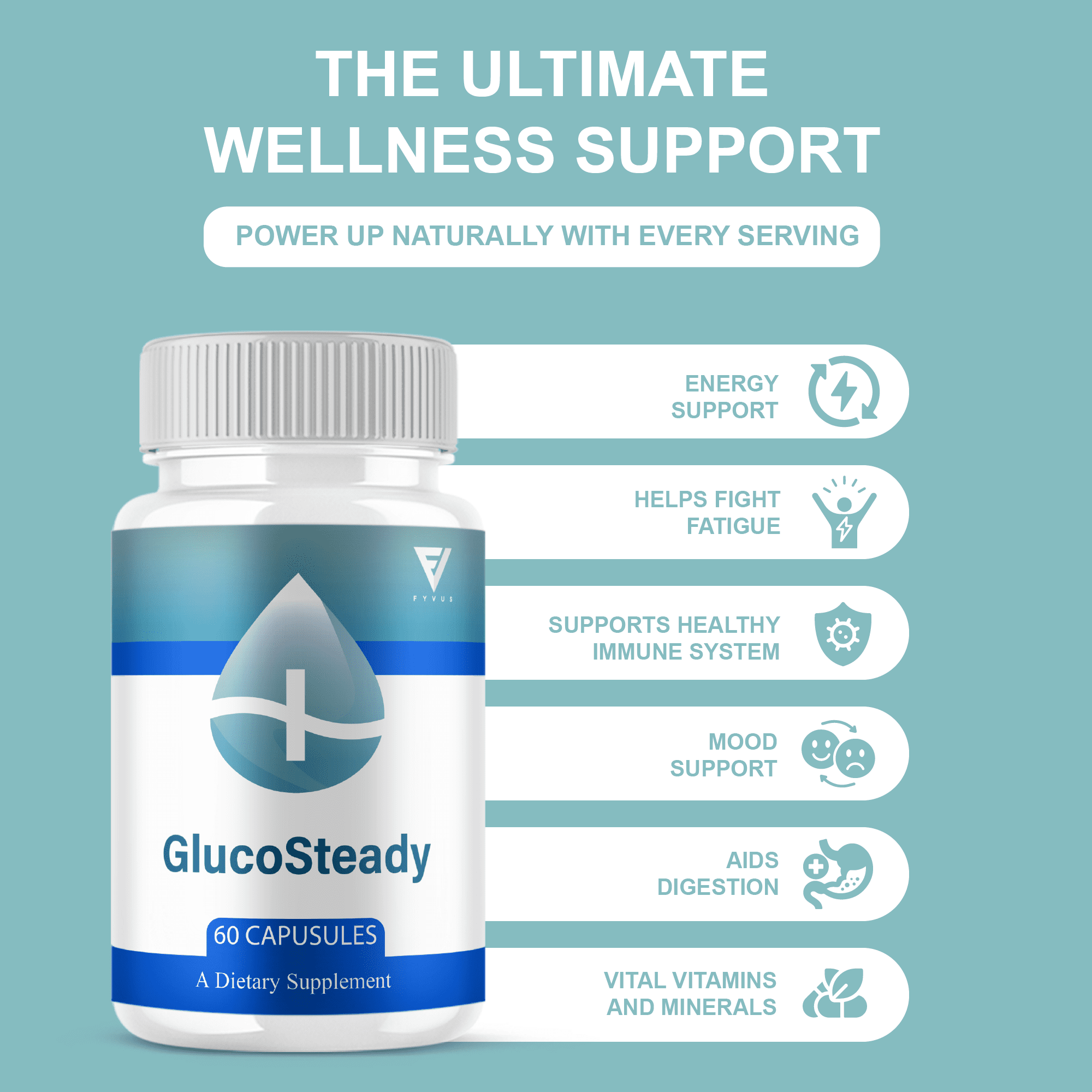 3 Pack) Gluco Steady Wellness Support Supplement Pills, GlucoSteady (180 Capsules) - Walmart.com 3 Pack) Gluco Steady Wellness Support Supplement Pills, GlucoSteady (180 Capsules) - Walmart.com