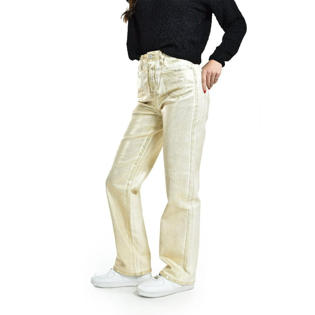 Jeans efecto metalizado /Juvenil, 6616 (Dorado) dorado 5