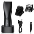 thumbnail image 1 of FlyCoco Body Public Hair Clipper - Maquinilla de afeitar íntima impermeable para pubis ajustable, base de carga USB C, peluquero eléctrico de cuerpo completo, regalo para marido, novio, día de San Val, 1 of 5
