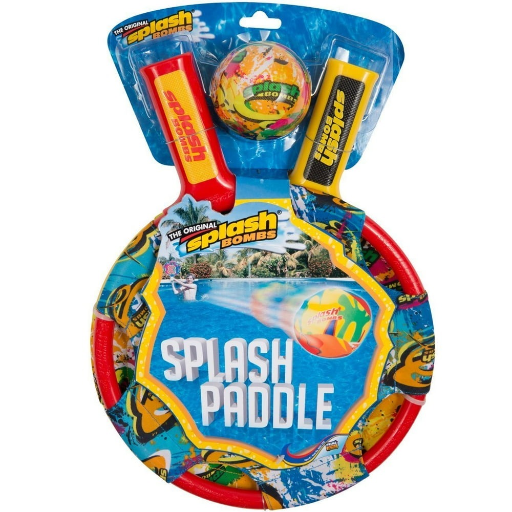 Splash Bombs Splash Paddle Ball 3pc Pool Toy Set for Kids Walmart