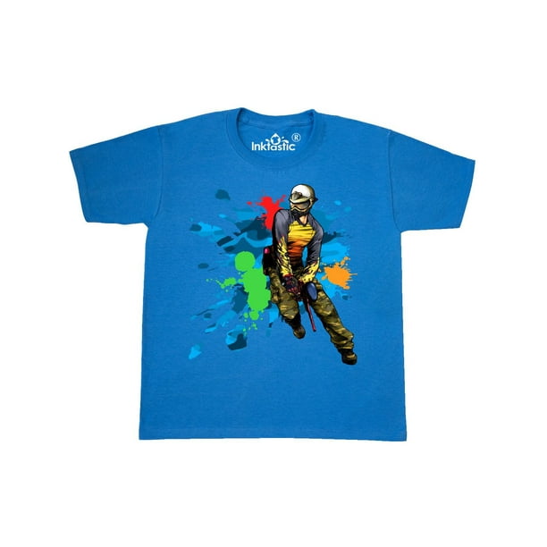 INKtastic Paintball Splatter Youth TShirt