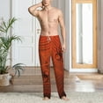 thumbnail image 6 of Lsque Spider Web Print Men's Pajama Pants, Lounge Pant - Comfortable Home Wear,Elastic Waistband, Stylish Design-Large, 6 of 9