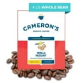 Roasted Whole Bean Coffee, Flavored, Vanilla Hazelnut, 4 Pound, (Pack