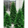 thumbnail image 4 of Árbol de Navidad grande cifrado para el hogar 1,5 metros escena decoración flocado de Navidad verde 1,8/2 metros árbol decorativo, 4 of 5