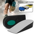 thumbnail image 2 of Htwom Men Women Invisible Height Increase Insoles Heel Lift Taller Shoe Inserts Pad, 2 of 10