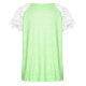 thumbnail image 5 of Blusa superior sexy de manga corta con retazos de encaje y cuello redondo de verano para mujer Fridja zx1269, 5 of 8