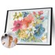 thumbnail image 3 of Cuadros Decorativos Coloridas flores de amapola pintura al óleo por números Kit DIY pintura acrílica sin marco Wdftyju embutido en tela, 3 of 9