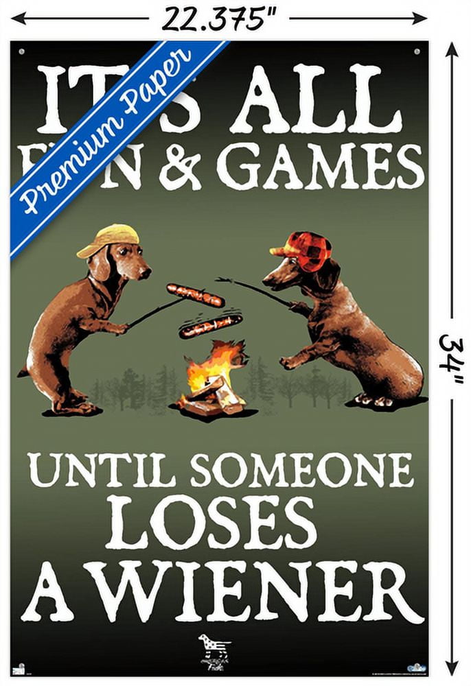 Jim Baldwin - All Fun and Games Wall Poster with Pushpins, 22.375" x 34"