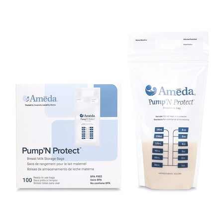 Ameda Pump'N Protect Breastmilk Storage Bag (Adapter not included)