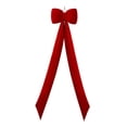 thumbnail image 2 of Fondo de adorno para árbol de Navidad con lazo de 59 pulgadas, decoración navideña versátil para bodas Lacre, 2 of 7