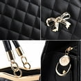 thumbnail image 3 of Bolsos adecuados para el viaje diario de las mujeres Bolso de hombro de cuero artificial,Bolsos de gran capacidad, 3 of 5