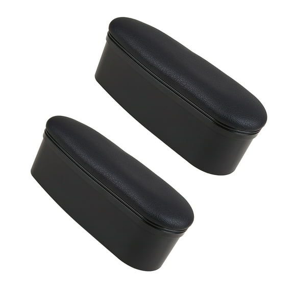 2 Pcs Auto Door Armrest Support Car Side Elbow Pad Armrests Black