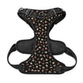 thumbnail image 5 of Lsque Flower Pattern On Black Dog Harness, No-Pull Pet Harness with 2 Leash Clips, Adjustable Soft Padded Dog Vest with Easy Control Handle for Large Dogs-Large, 5 of 9