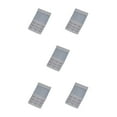 thumbnail image 3 of Wweixi Extension Strap Bra Extender Breathable 3 Rows 3 Hook Women Accessories Adjustable Lengthened Band Lingerie Intimates silver gray 5Set, 3 of 6