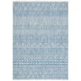thumbnail image 2 of SAFAVIEH Courtyard Altan Geometric Indoor/Outdoor Area Rug, Grey/Navy, 7'10" x 7'10" Square, 2 of 7