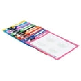 thumbnail image 6 of 30 Pack Heavy Duty Dry Erase Pocket Sleeves | 10 x 14 Inch Sheets | 30 Assorted Colors | Ultra Clear Plastic Erasable Pockets (with Markers), 6 of 7