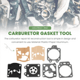 thumbnail image 5 of K20-WAT Fit for Carburetor DIAPHRAGM GASKET NEEDLE REPAIR KIT, 5 of 10