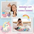thumbnail image 3 of Muiteiur 5 Pcs Unicorn Stuffed Animal 24'' Unicorn Plush with 4 Babies, 3 of 9