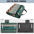 thumbnail image 5 of Yuyamidu Green Aztec Golf Cart Seat Covers with Front Pockets Southwestern Tribal Golf Cart Seat Towel Blanket for Club Car Accessories for 2 Passenger, 5 of 8