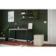 thumbnail image 3 of Space Solutions 18" Deep 2 Drawer Letter Width Vertical File Cabinet with Accessory Drawer, Stone, 3 of 7