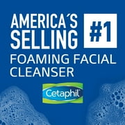 Face Wash by CETAPHIL, Daily Facial Cleanser for Sensitive, Combination to Oily Skin, 16 oz, Gentle Foaming, Soap Free, Hypoallergenic
