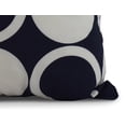 thumbnail image 2 of Simply Daisy, 20" x 20" ModCircles, Geometric Print Outdoor Pillow, Navy Blue, 2 of 2