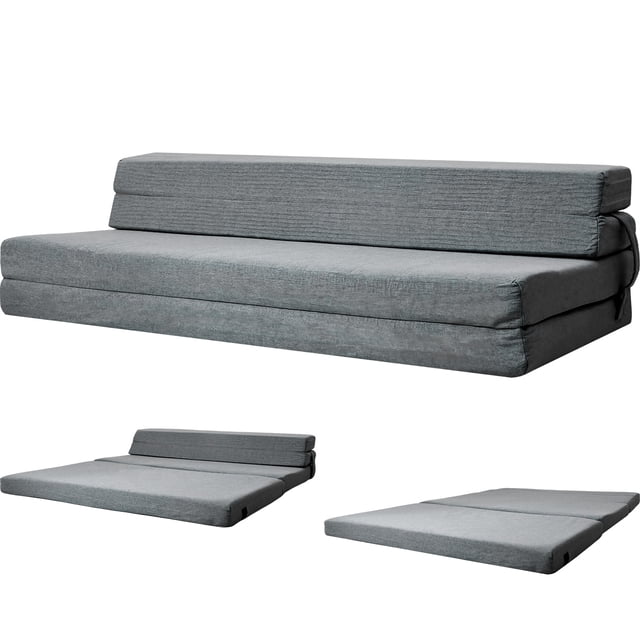 Sofá Cama Futon Plegable Houzer Foam 3 En 1 Matrimonial