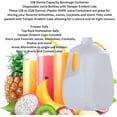 thumbnail image 4 of (16 PACK) 128 Oz Empty Plastic Gallon-Jug Juice Bottles with Tamper Evident White Screw Cap - Smoothie Bottles - Ideal for Juices, Milk, Smoothies, Picnic's and Even Meal Prep - Made in USA, 4 of 7