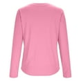 thumbnail image 6 of purcolt Womens Long Sleeve Shirts Rash Guard Casual Crewneck Tunic Tops Sun Protection Workout Hiking Running T Shirts, 6 of 7