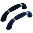 thumbnail image 2 of T-H Marine Supplies GHB-1-SS-DP Grab Handle with Stainless Steel Rings, Black, 2 of 3