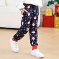 thumbnail image 2 of Aideaone Boys Christmas Pajama Pants Kids Long PJ Bottoms with Pockets 3D Print Sleepwear for Boys 7-16 Years, 2 of 5