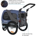DOGGYHUT® Premium M Pet Bike Trailer & Stroller 2in1,for Dogs up to